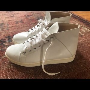 Eileen Fisher Game 2 high top leather sneakers